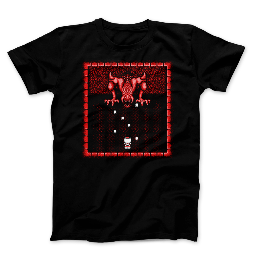 The Plutonium Boss PixelRetro Video Game Tshirts Blaster Master