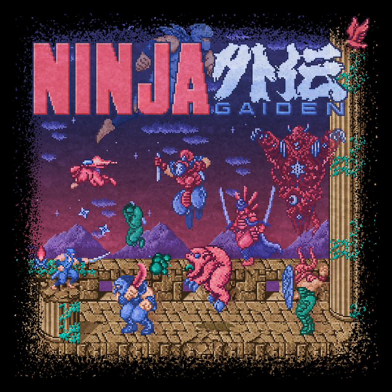 Select Your Turtle - PixelRetro Video Game T-shirts - Ninja Turtles
