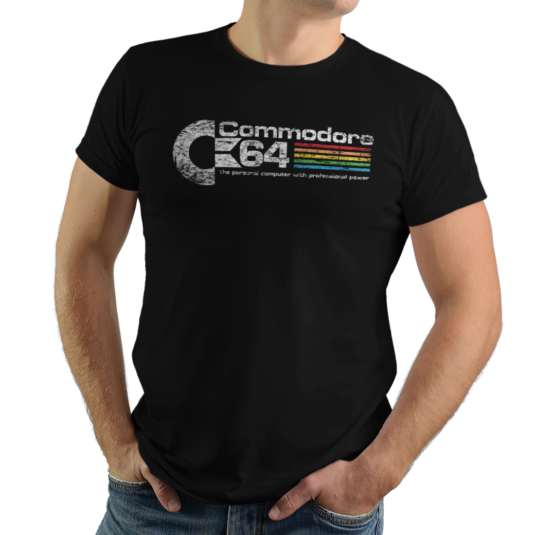 Commodore T Shirt 64 Retro Computer For Men Women Kids