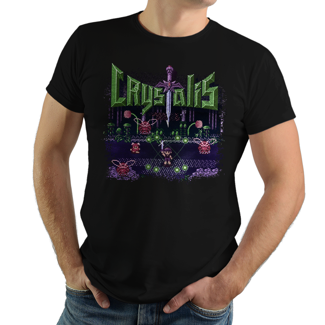 Crystalis - PixelRetro Video Game T-shirts - SNK
