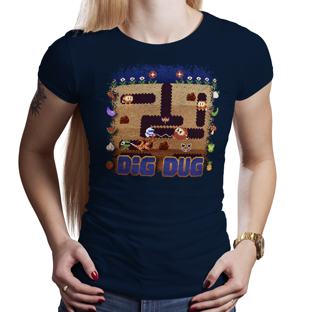 Dig Dug - Classic Arcade Game T-shirt - Etsy