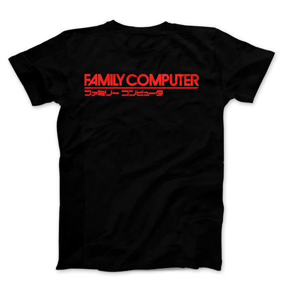 Famicom Computer Red Text On Black