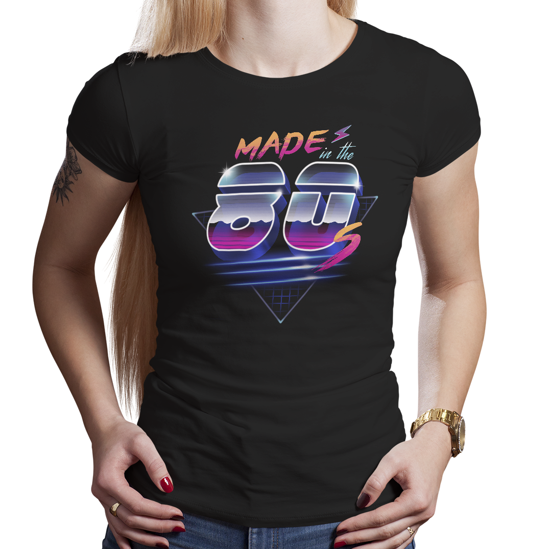 Made In The 80S - Pixelretro Video Game T-Shirts - Retro Wave - 1980S