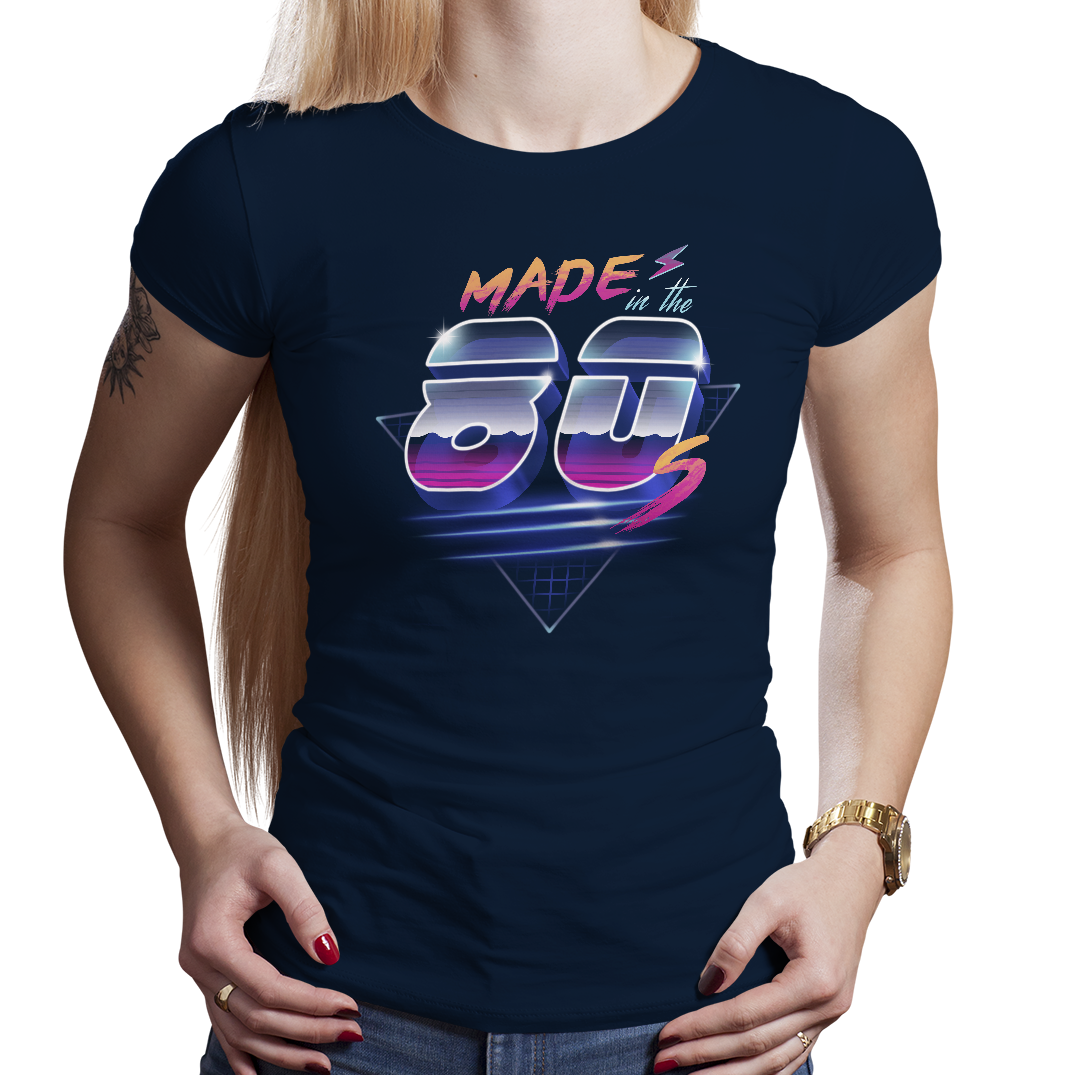Made in the 80s - PixelRetro Video Game T-shirts - Retro Wave - 1980s
