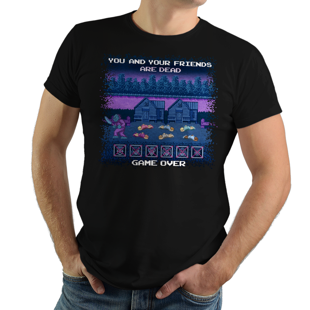 Friday the 13th - PixelRetro Video Game T-shirts - Jason Vorhees