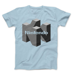 64 Logo Gray With Text On Light Blue