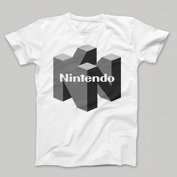 64 Logo Gray With Text On White