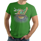 PixelRetro is your best destination for Video Game T-Shirts for Men and Women. Unisex Tee with a great fit. Michelangel’s Pro Skater, Tony Hawk, Ninja Turtle Mashup on a Green Blue T-Shirt. TMNT Mikey Skater from Skateboard for PS1, PS2 with a unique look. Tony Hawk’s Pro Skater. Online shop only. Soft, durable and high quality cotton. Art By Angdzu.