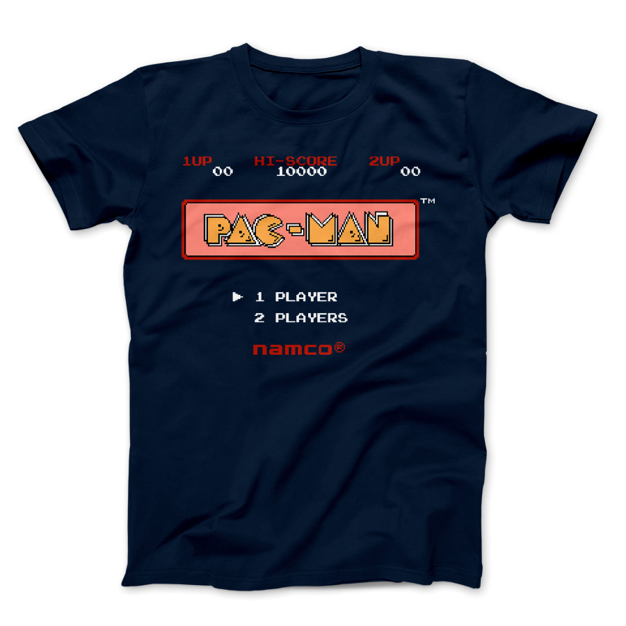 Nes Pacman Edit - PixelRetro Video Game T-Shirt- Retro