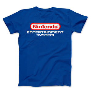 NES Logo White Text on Blue