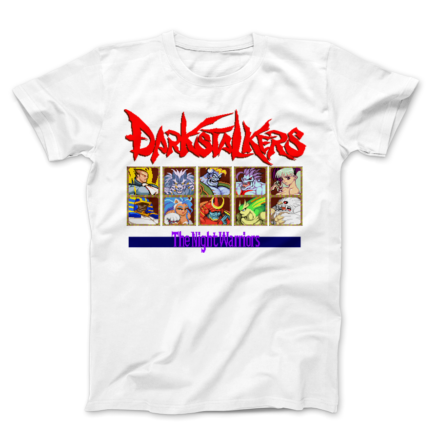 Select your Darkstalker - PixelRetro Video Game T-shirts - Vampires