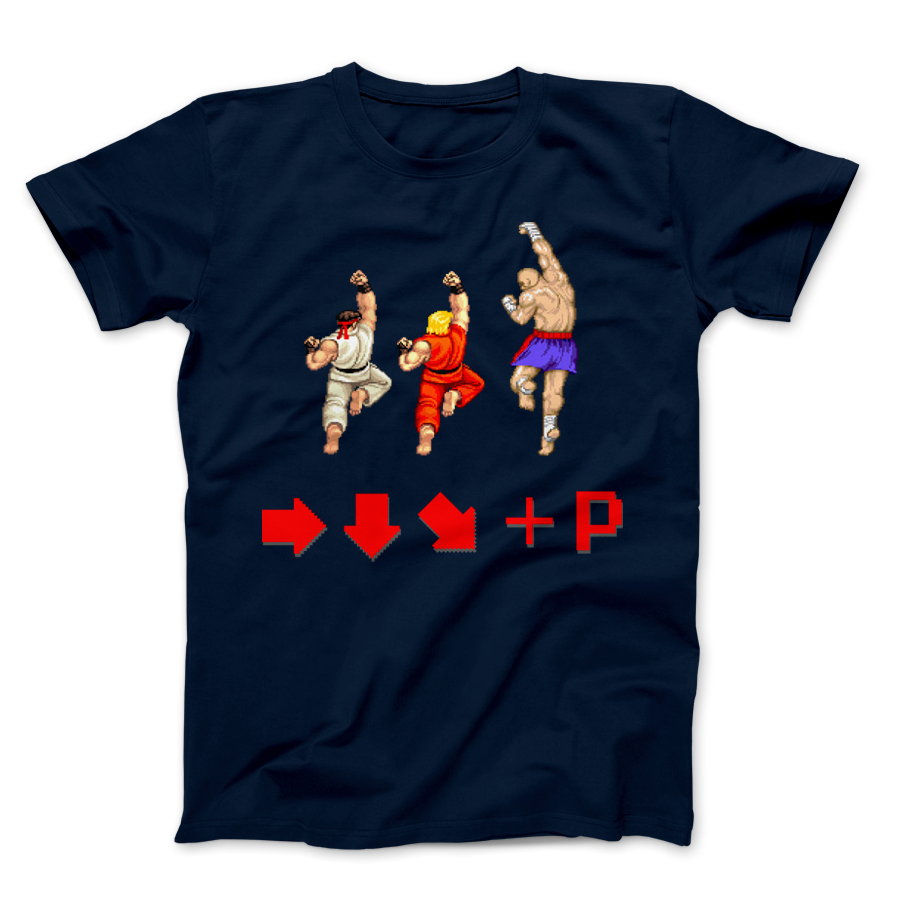Shoryuken Bros - PixelRetro Video Game T-Shirt - Street Fighter II
