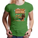 Super Mario Bros - Video Game Pixel T-Shirts & Retro Gaming Tees! Gamer, Nes, Nintendo, 80s, Pixel, 8-Bit, 1980s, Nerd, Geek, Super Mario, Metroid, SMB, Luigi, Bowser, Princess Peach, Toad, Mario1, 1UP, Koopa Troopa, 1985, King Koopa, Japanese, Kari, LikeLikes, Women, Men, Kids, Cotton, Tank, Long Sleeved, Shirt