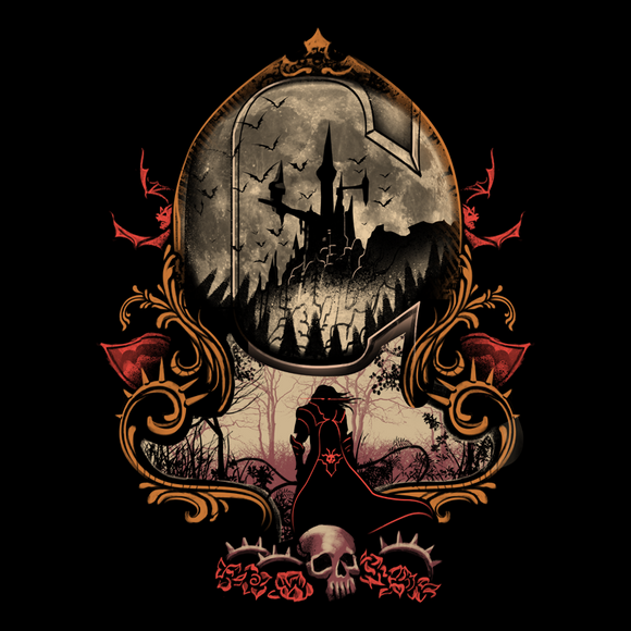 The Vampire's Killer - Retro and Pixel Video Game T-shirts - Castlevania, Castle, Alucard, Dracula, Vampire, Nes, Nintendo, Dracula X, Symphony of the Night, Belmont, Whip, Hunter, Dark  , Womens, Mens, T-shirt