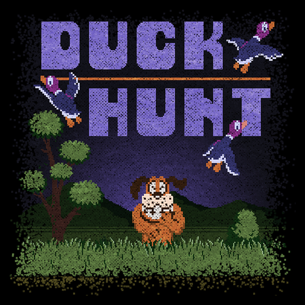 Duck Hunt Retro Video Gamer Geek Hunter Gift Graphic T Shirts for Women T- Shirts