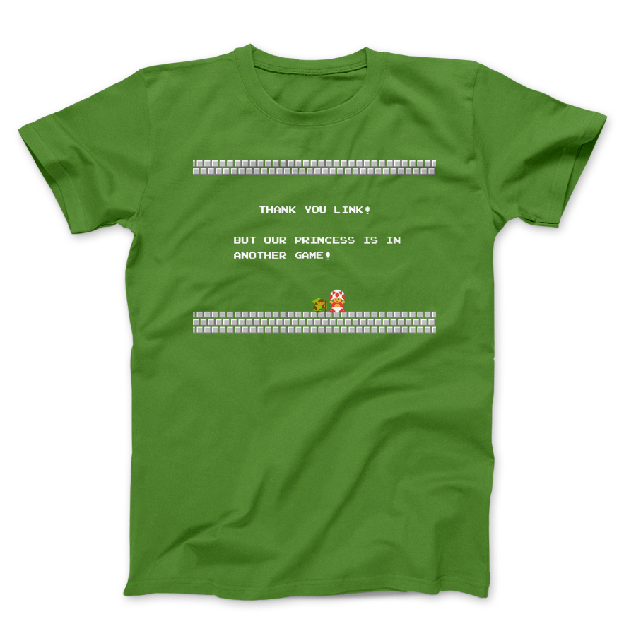 Thank You Link - PixelRetro Video Game T-shirt - Link - Retro NES